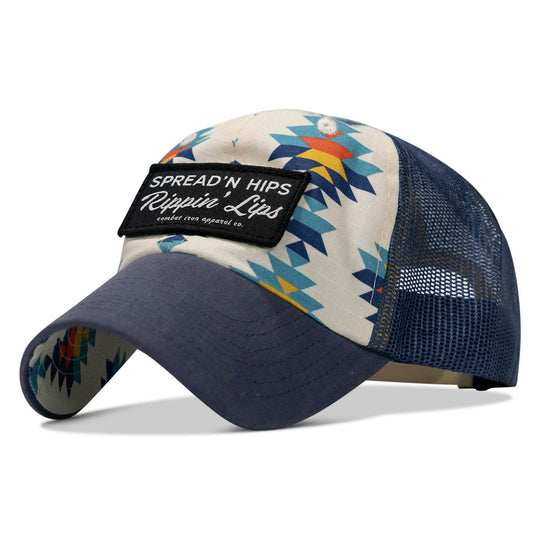 Spreadin' Hips and Rippin' Lips Patch Ripstop Snapback - One Revolver Surfboards