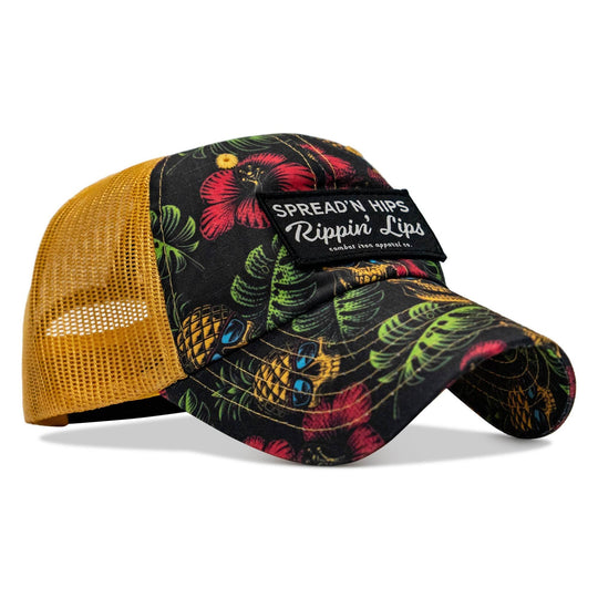 Spreadin' Hips and Rippin' Lips Patch Ripstop Snapback - One Revolver Surfboards