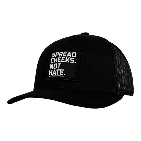 SPREAD CHEEKS. NOT HATE. Patch Snapback HAT - One Revolver Surfboards