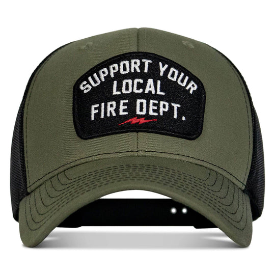 Support Your Local Fire Dept. Patch Snapback Hat - One Revolver Surfboards