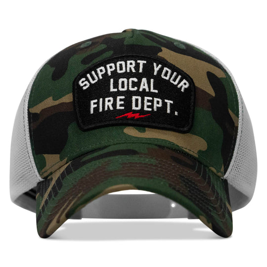 Support Your Local Fire Dept. Patch Snapback Hat - One Revolver Surfboards