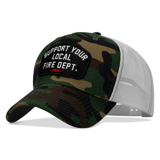 Support Your Local Fire Dept. Patch Snapback Hat - One Revolver Surfboards