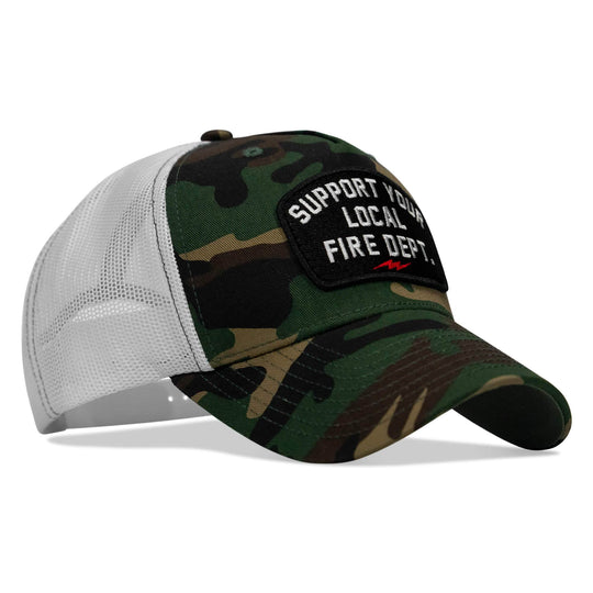 Support Your Local Fire Dept. Patch Snapback Hat - One Revolver Surfboards