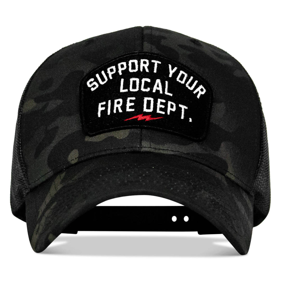 Support Your Local Fire Dept. Patch Snapback Hat - One Revolver Surfboards