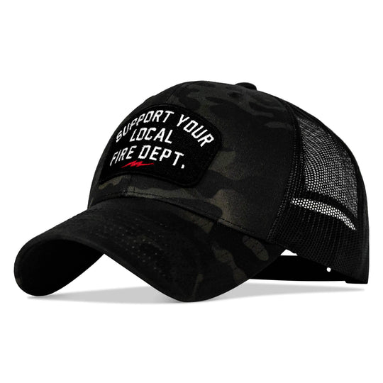 Support Your Local Fire Dept. Patch Snapback Hat - One Revolver Surfboards