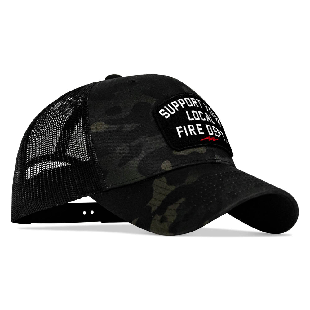 Support Your Local Fire Dept. Patch Snapback Hat - One Revolver Surfboards