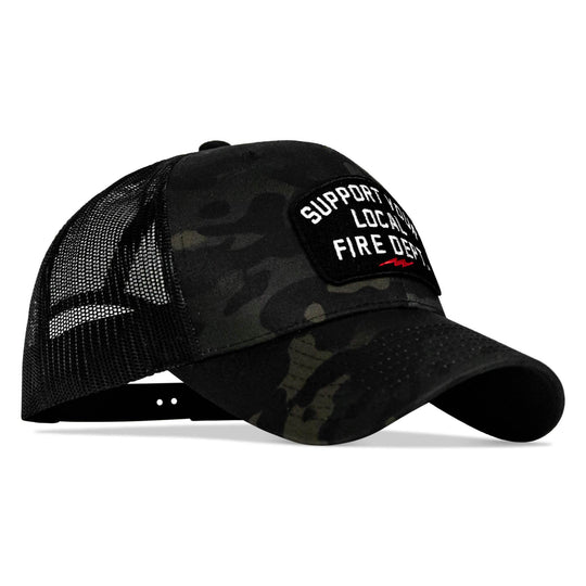 Support Your Local Fire Dept. Patch Snapback Hat - One Revolver Surfboards