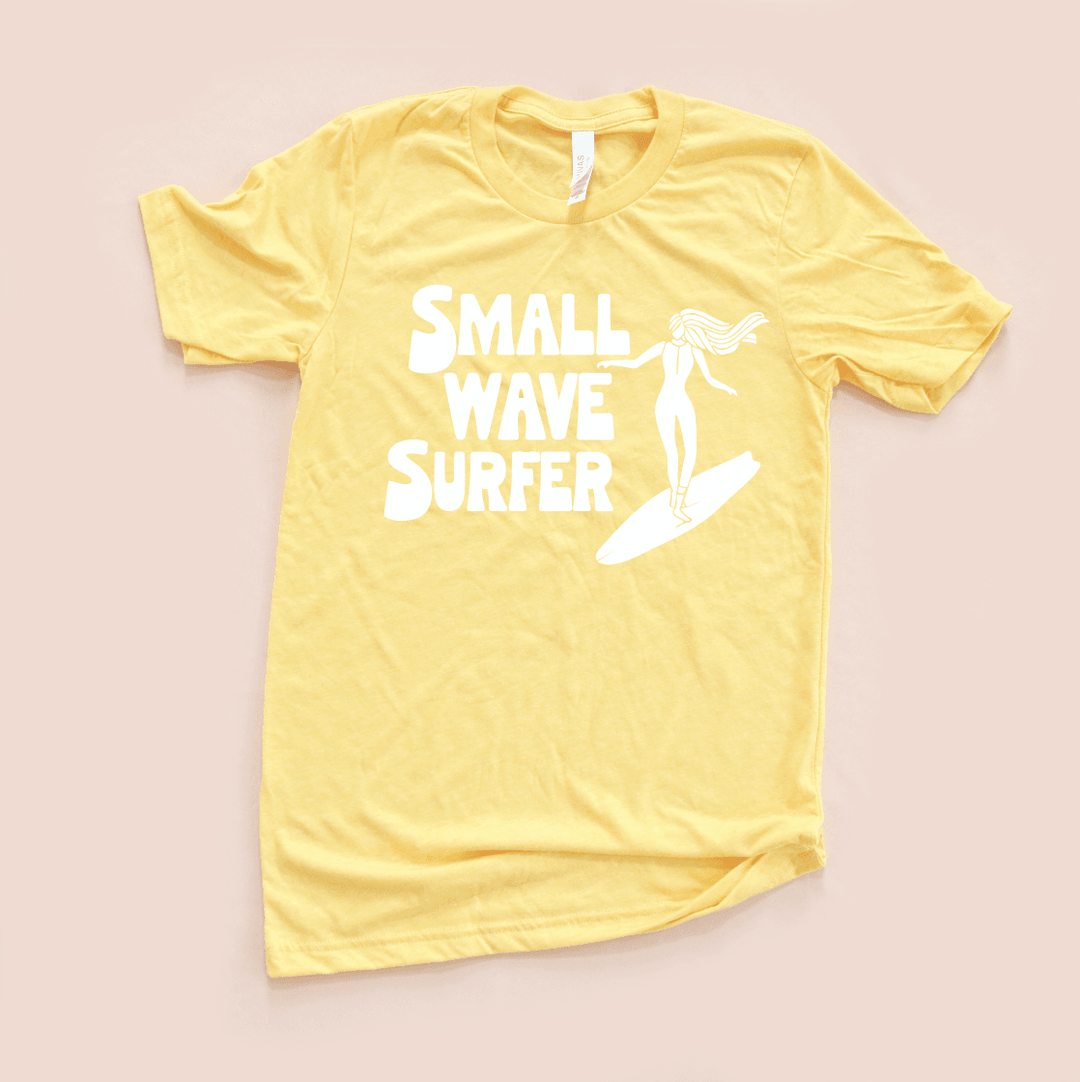 Small Wave Surfer Adult Tee - One Revolver Surfboards