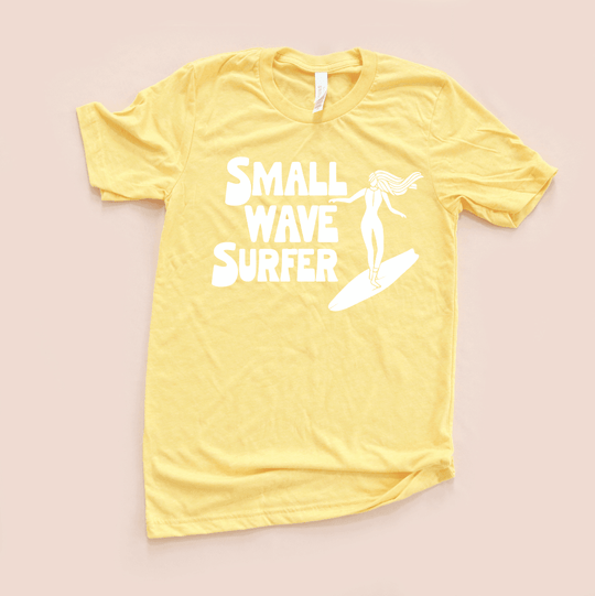 Small Wave Surfer Adult Tee - One Revolver Surfboards