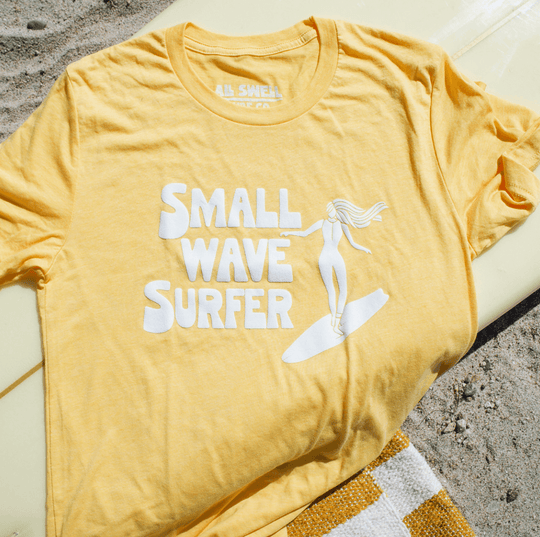 Small Wave Surfer Adult Tee - One Revolver Surfboards