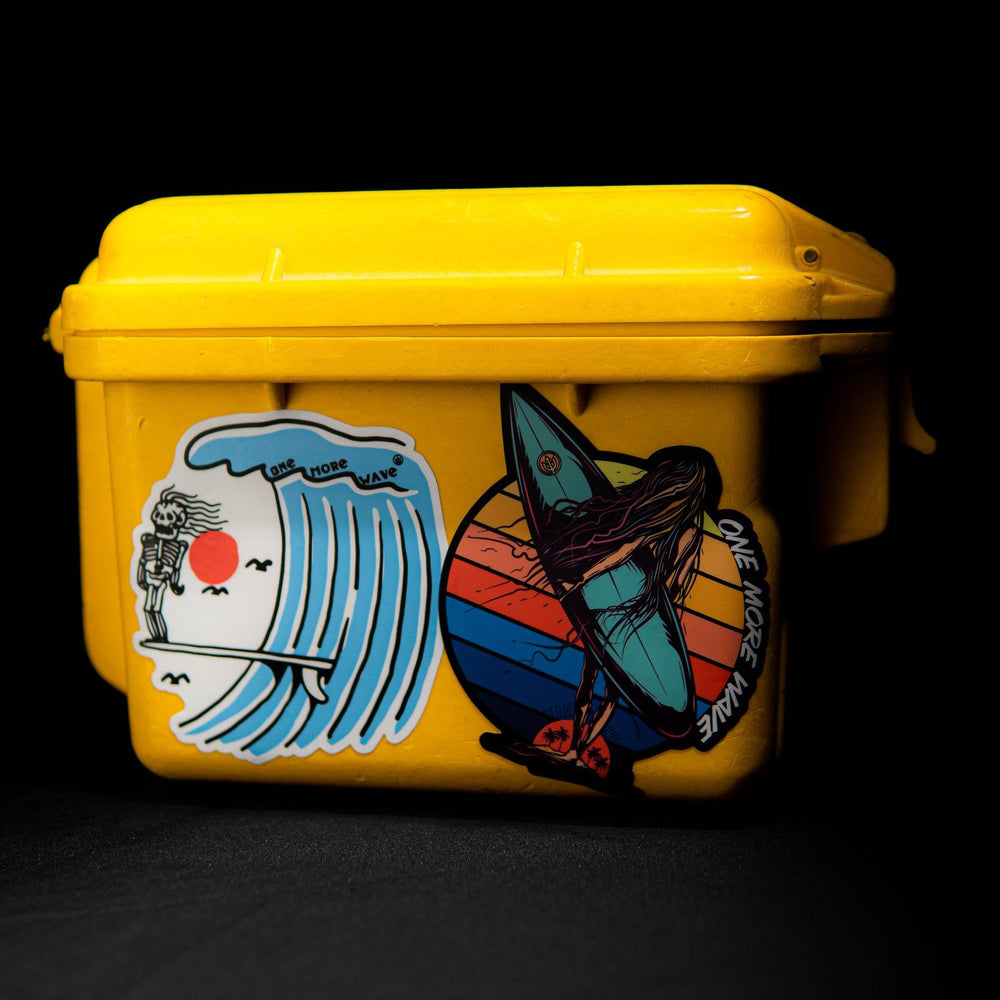 Salty Hair, Don’t Care Sticker - One Revolver Surfboards