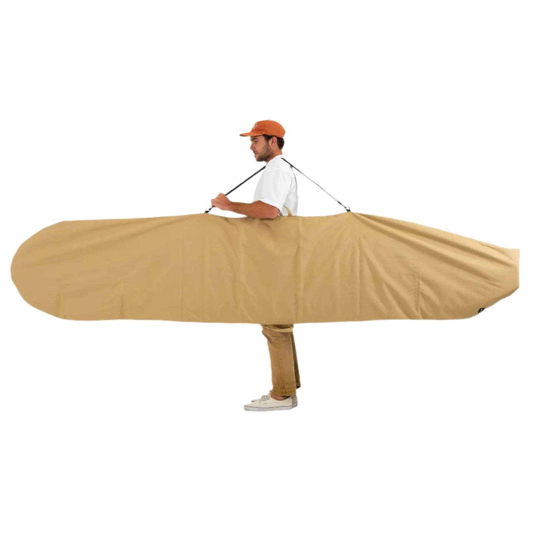 FARO Canvas Surfboard Bag (tan color) - One Revolver Surfboards