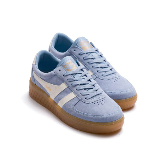 Gola Classics Women's Grandslam Suede Sneakers - Air/Off White/Gum - One Revolver Surfboards