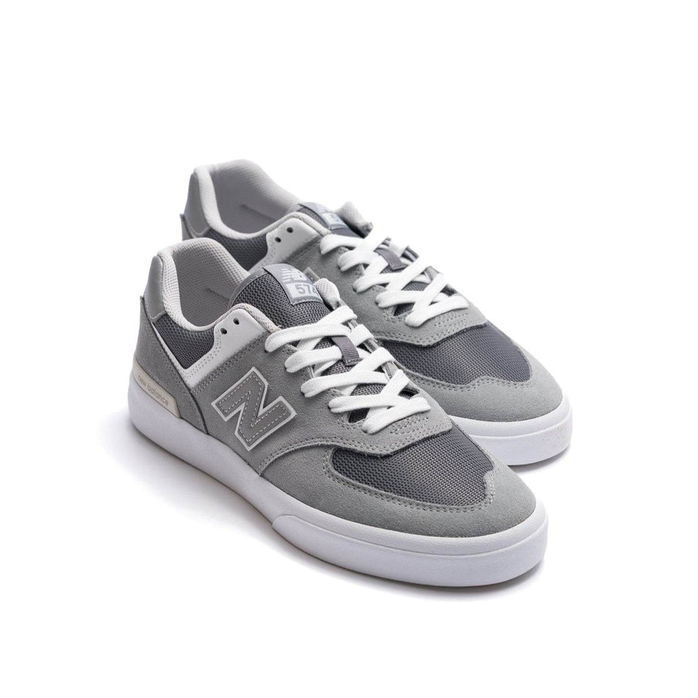 New Balance Numeric 574 VULC - Grey/White (Available in WIDE!) - One Revolver Surfboards