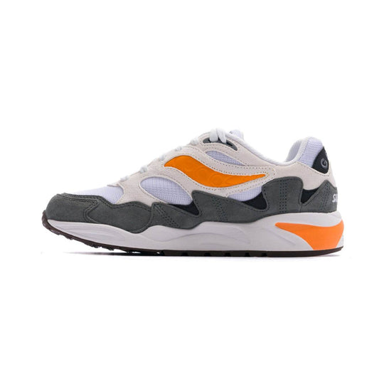 Saucony Original Grid Shadow 2 - White/Grey - One Revolver Surfboards