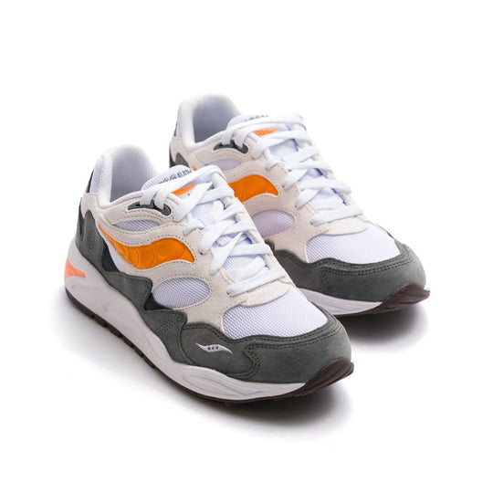 Saucony Original Grid Shadow 2 - White/Grey - One Revolver Surfboards