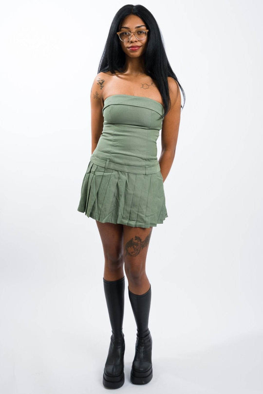 Nia Rose Dress - Seagrass - One Revolver Surfboards