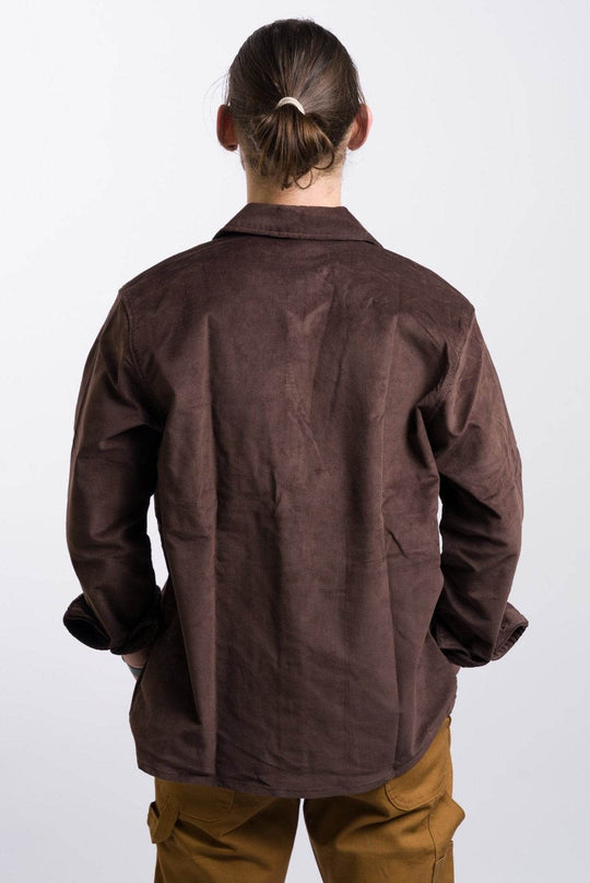Dickies Relaxed Fit Corduroy Shirt - Chocolate Brown - One Revolver Surfboards