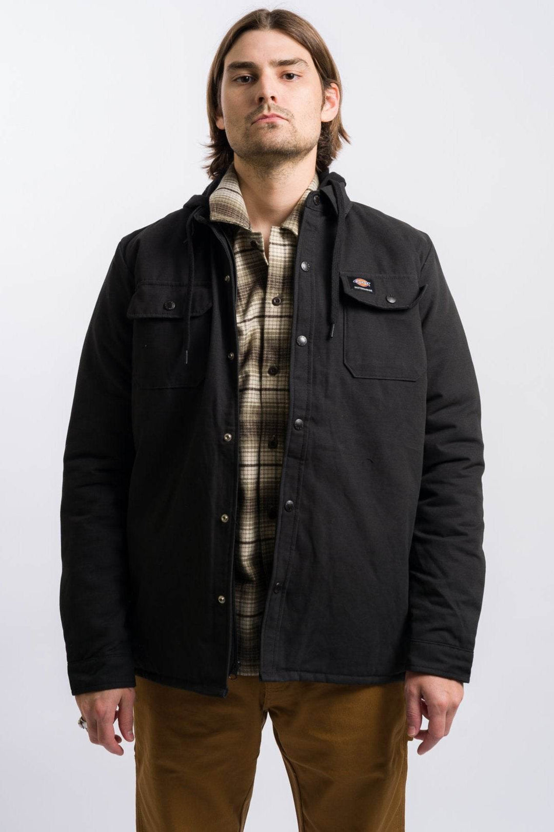 Dickies Skateboarding Duck Shirt Jacket - Black - One Revolver Surfboards