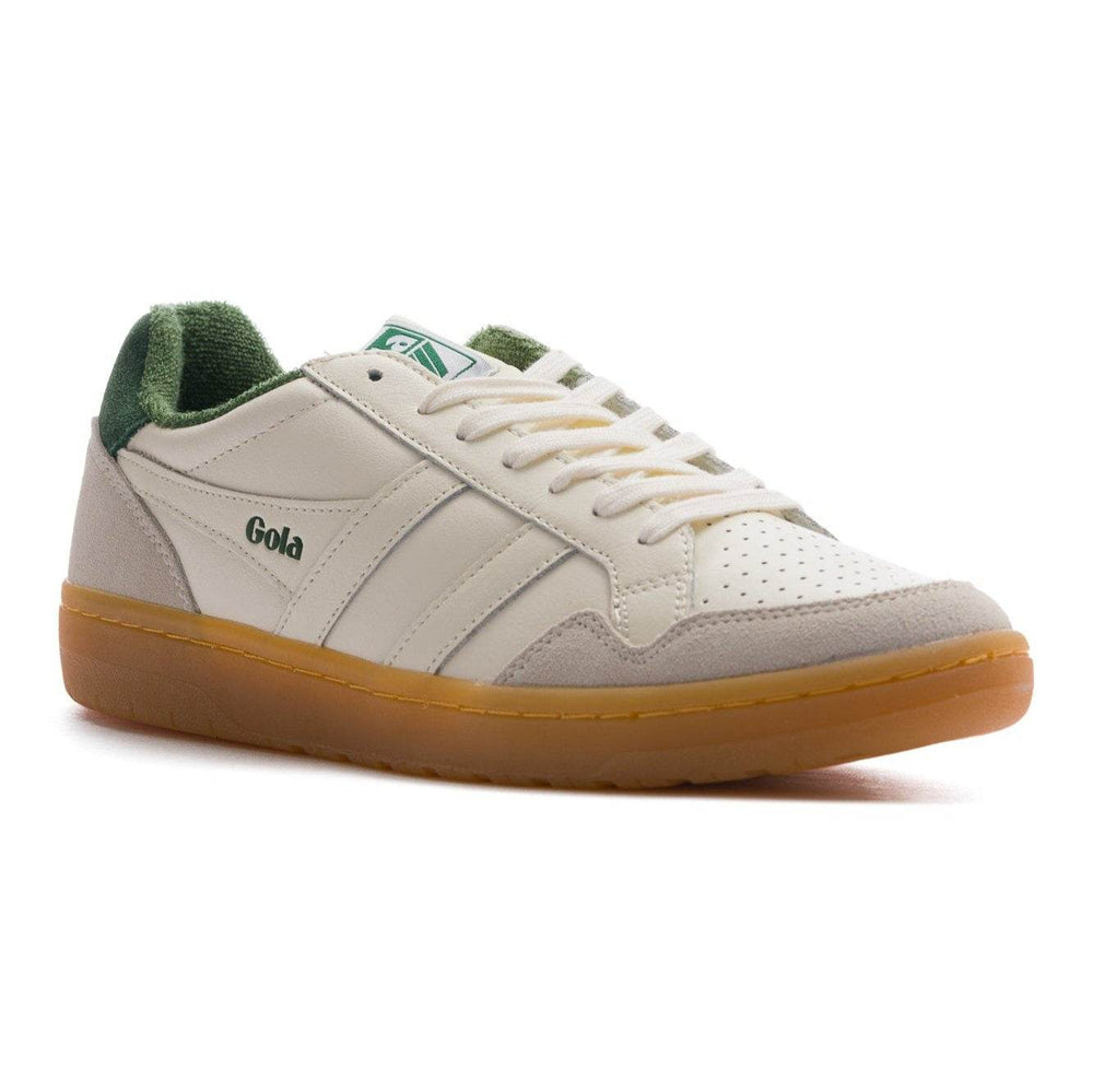 Gola Classics Women's Eagle '86 Sneakers - Off White/Evergreen/Gum - One Revolver Surfboards