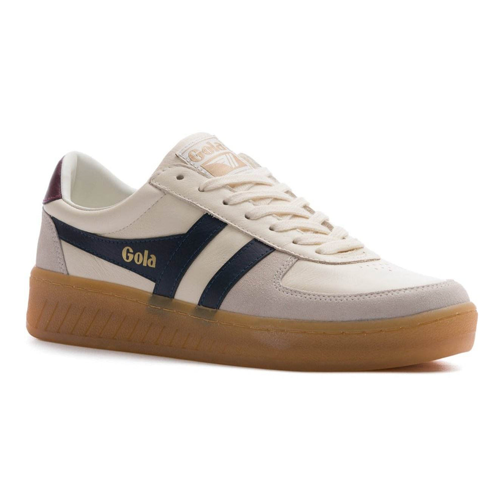 Gola Classics Men's Grandslam Elite Sneakers - Off White/Navy/Burgundy/Gum - One Revolver Surfboards