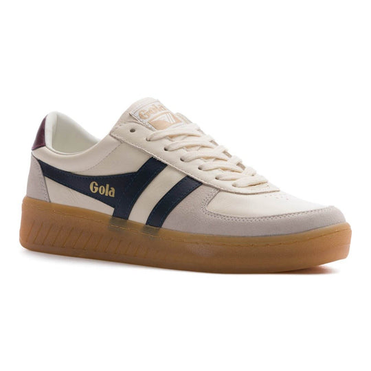 Gola Classics Men's Grandslam Elite Sneakers - Off White/Navy/Burgundy/Gum - One Revolver Surfboards
