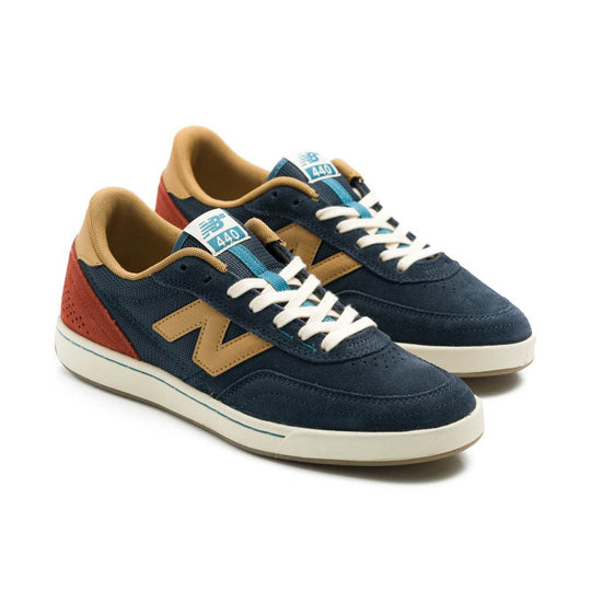 New Balance Numeric 440v2 - Navy/Tan (Available in WIDE!) - One Revolver Surfboards