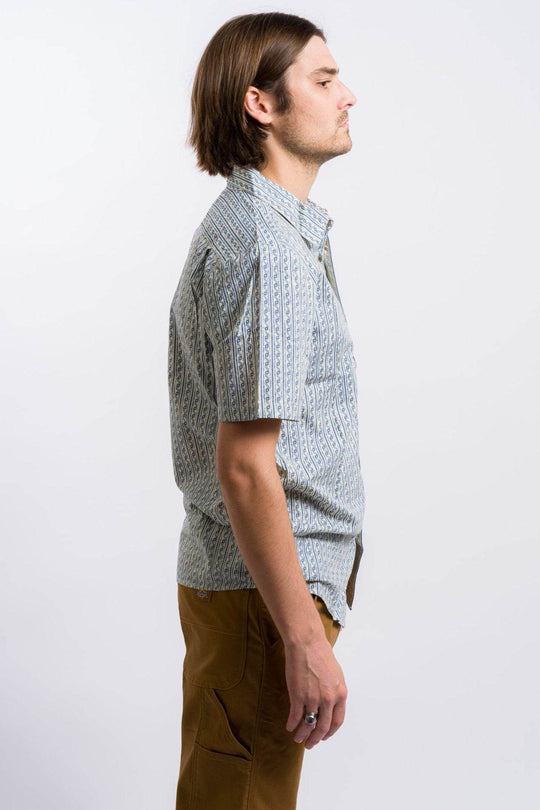 Volcom Scaler Stone Woven Short Sleeve Shirt - Dirty White - One Revolver Surfboards