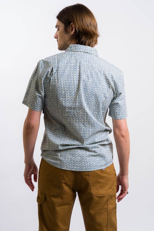 Volcom Scaler Stone Woven Short Sleeve Shirt - Dirty White - One Revolver Surfboards