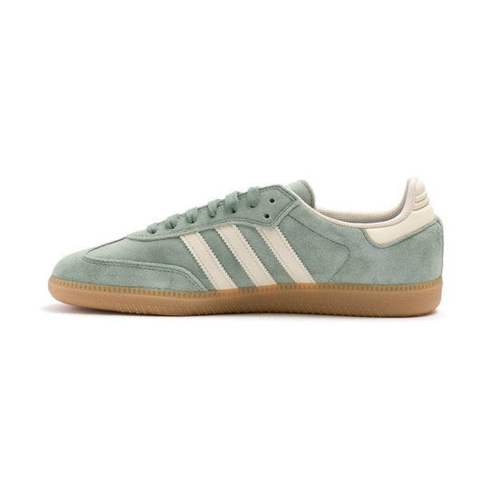 Adidas Skateboarding Samba ADV Men's Skate Shoe - Silver Green/White/Metallic Gold - One Revolver Surfboards