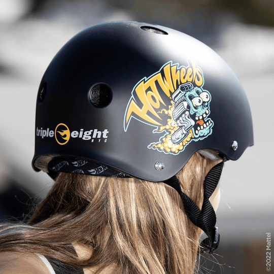 Triple Eight x HOT WHEELS Certified Sweatsaver Skateboard Helmet - One Revolver Surfboards