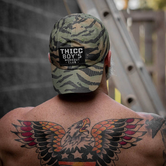 Ripstop Thicc Boys Workout Club Patch Low Profile Hat - One Revolver Surfboards