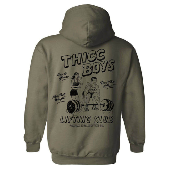 Thicc Boys Lifting Club Men's Hoodie - One Revolver Surfboards