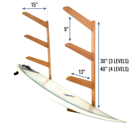 OUTLET | TidyTimber Surfboard Storage Wood Rack - One Revolver Surfboards