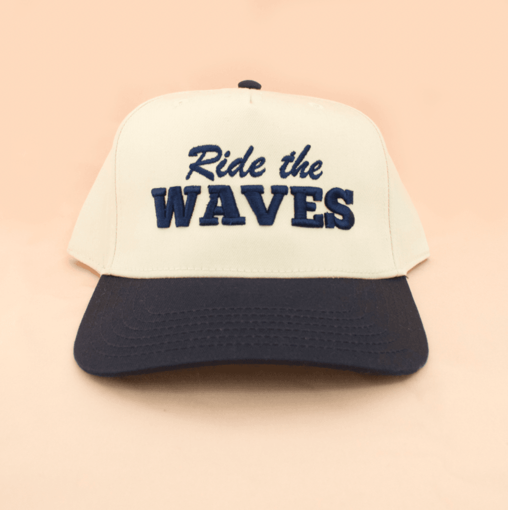 Ride the Waves Canvas Trucker Hat - One Revolver Surfboards