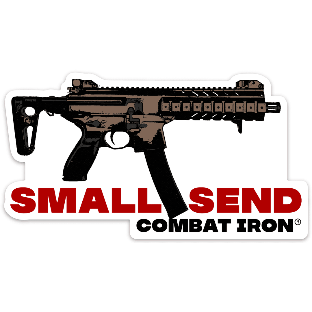 SMALL SEND RIFLE ALL WEATHER DECAL - One Revolver Surfboards
