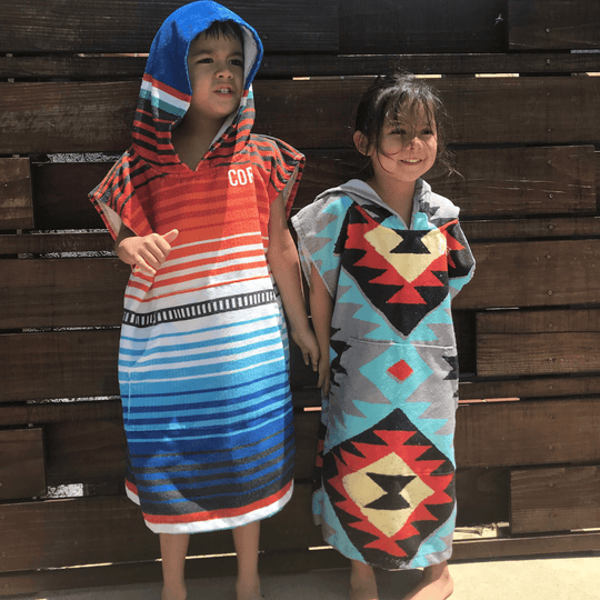 Kids Changing Towel Poncho - Sarape - One Revolver Surfboards