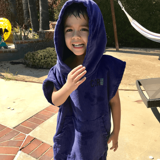 Kids Changing Towel Poncho - Solid Colors - One Revolver Surfboards