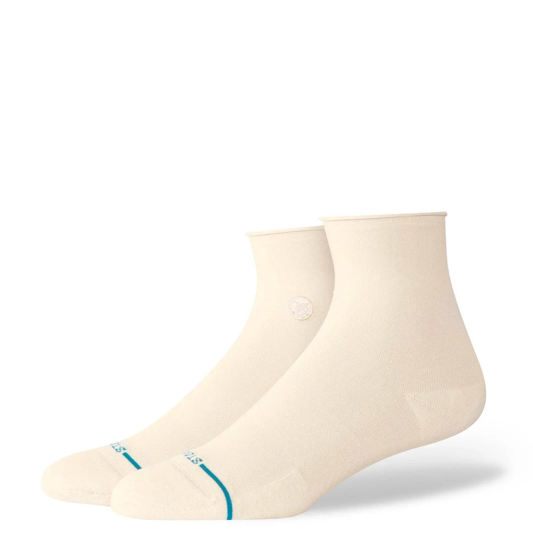 Stance Cotton Rollin' Quarter Light Cushion Socks - Cream - One Revolver Surfboards