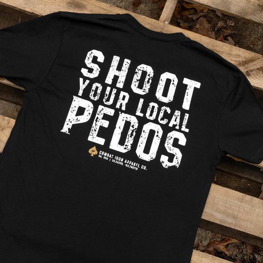 Shoot Your Local Pedos Men's T-Shirt - One Revolver Surfboards