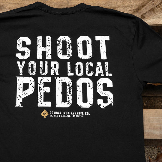 Shoot Your Local Pedos Men's T-Shirt - One Revolver Surfboards