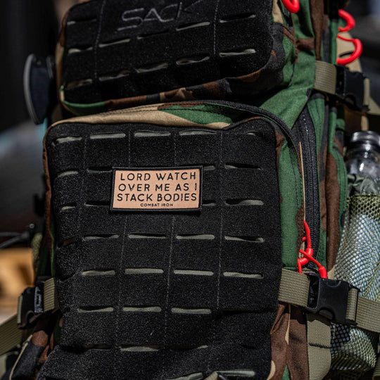 Lord Watch Over Me As I Stack Bodies Soft Velcro Patch - One Revolver Surfboards