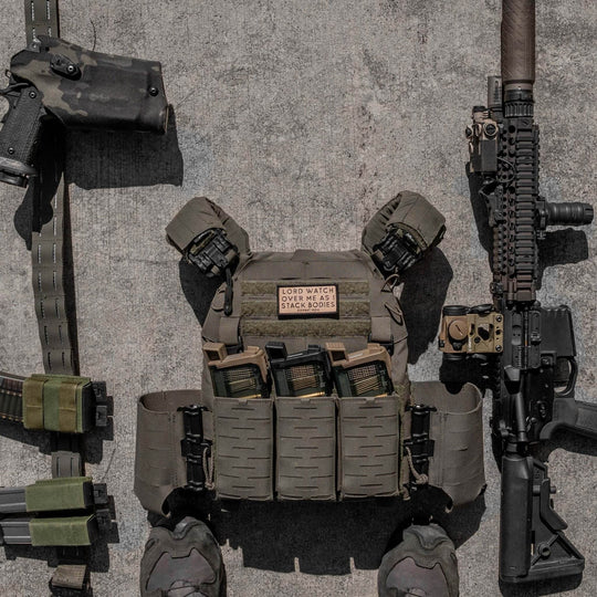 Lord Watch Over Me As I Stack Bodies Soft Velcro Patch - One Revolver Surfboards