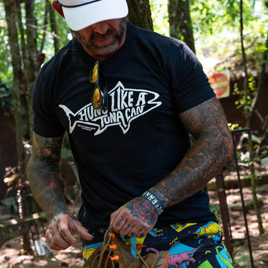 Hung Like A Tuna Can Men's T-Shirt - One Revolver Surfboards