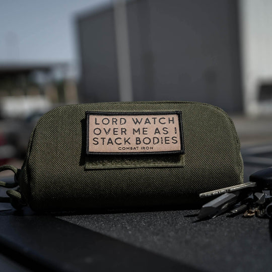 Lord Watch Over Me As I Stack Bodies Soft Velcro Patch - One Revolver Surfboards