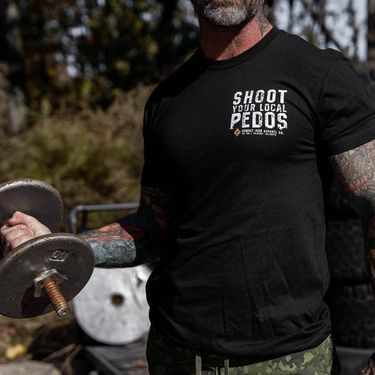 Shoot Your Local Pedos Men's T-Shirt - One Revolver Surfboards