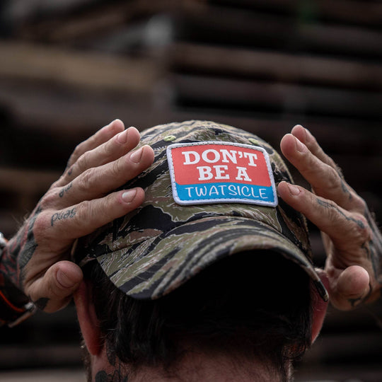 Don't Be A Twatsicle Patch RipStop Low Pro Hat - One Revolver Surfboards