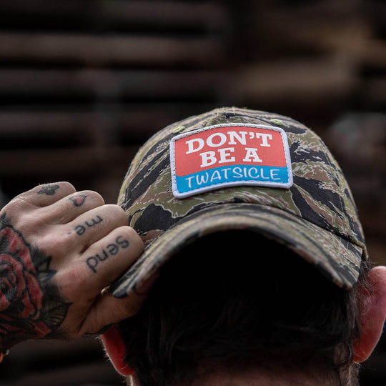 Don't Be A Twatsicle Patch RipStop Low Pro Hat - One Revolver Surfboards