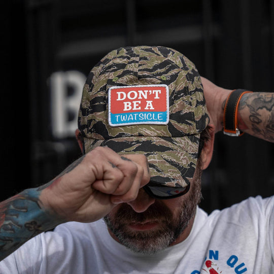 Don't Be A Twatsicle Patch RipStop Low Pro Hat - One Revolver Surfboards