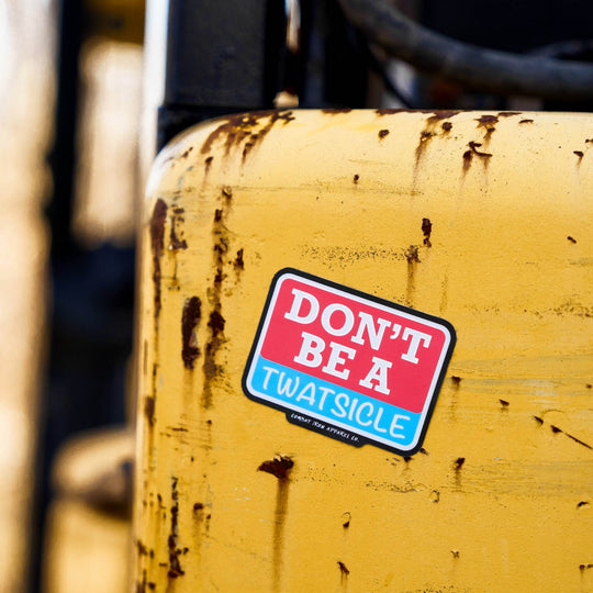 Don't Be A Twatsicle Decal - One Revolver Surfboards